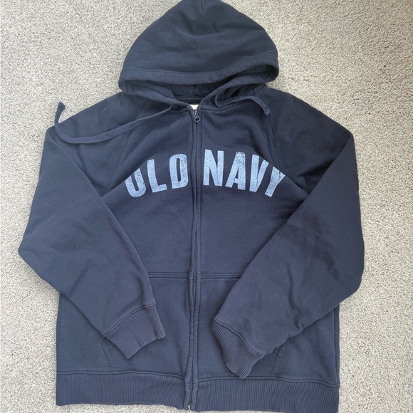 Old Navy Dark Blue Zip-Up Jacket - Picture 1 of 4